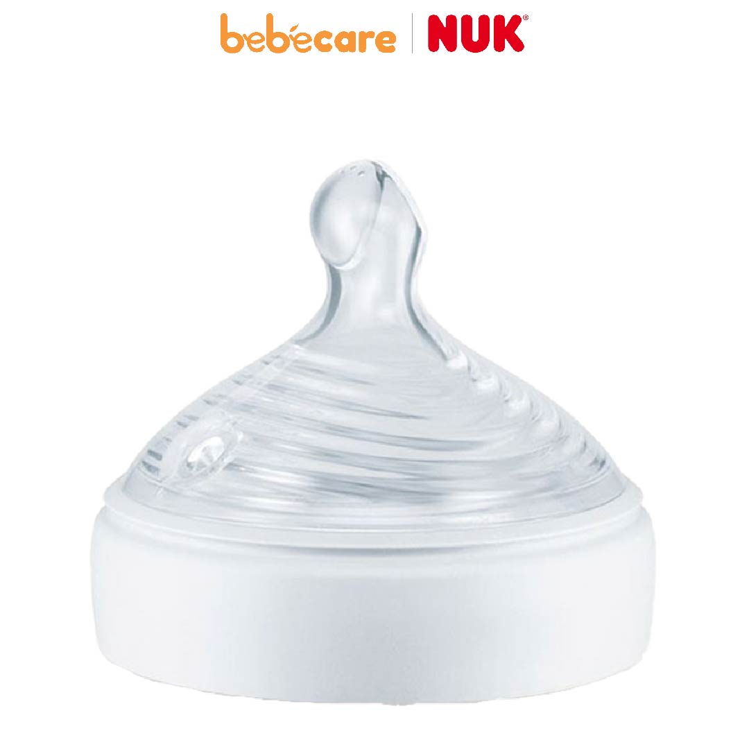 NUK 3 (1080)-Bộ 2 núm ti NUK Silicone Nature Sense S1 - S